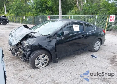 2013 Honda Civic Lx z USA, uszkodzony, nr VIN 2HGFG3A52DH513237